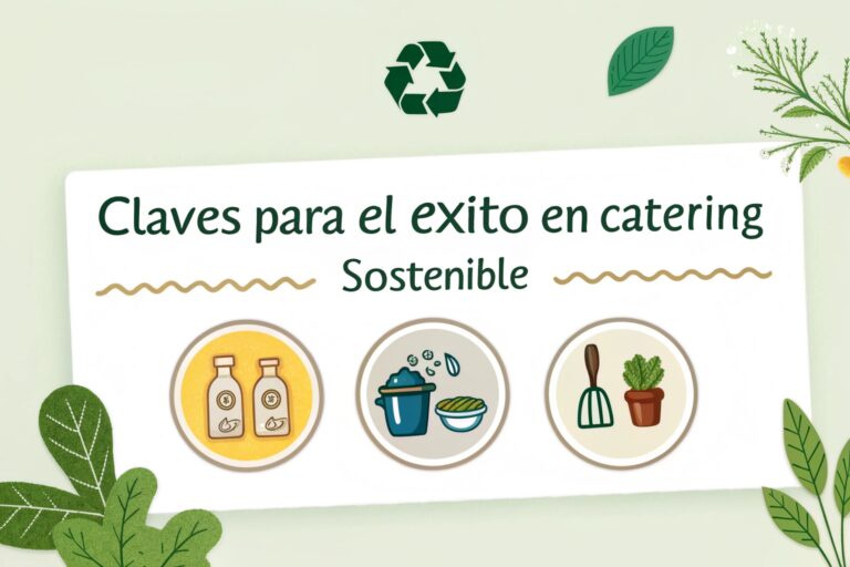 Claves para el éxito en catering sostenible